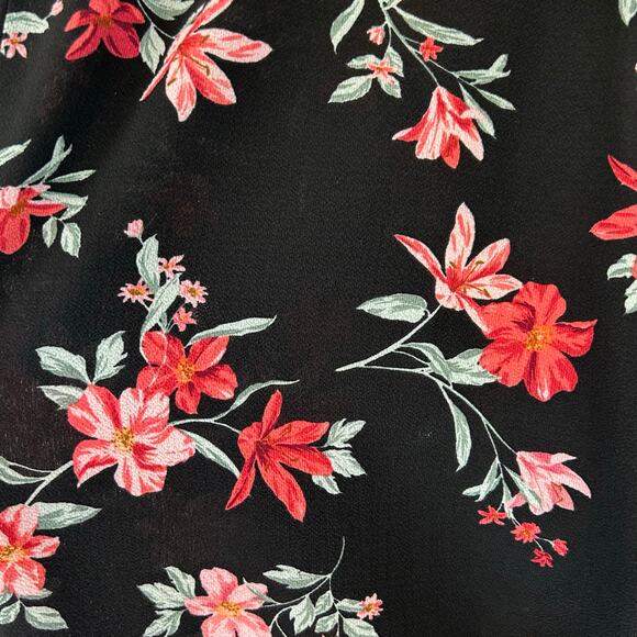 Divided H&M floral tank ruffle strap crop jumper jumpsuit button front boho 4 - Picture 12 of 13